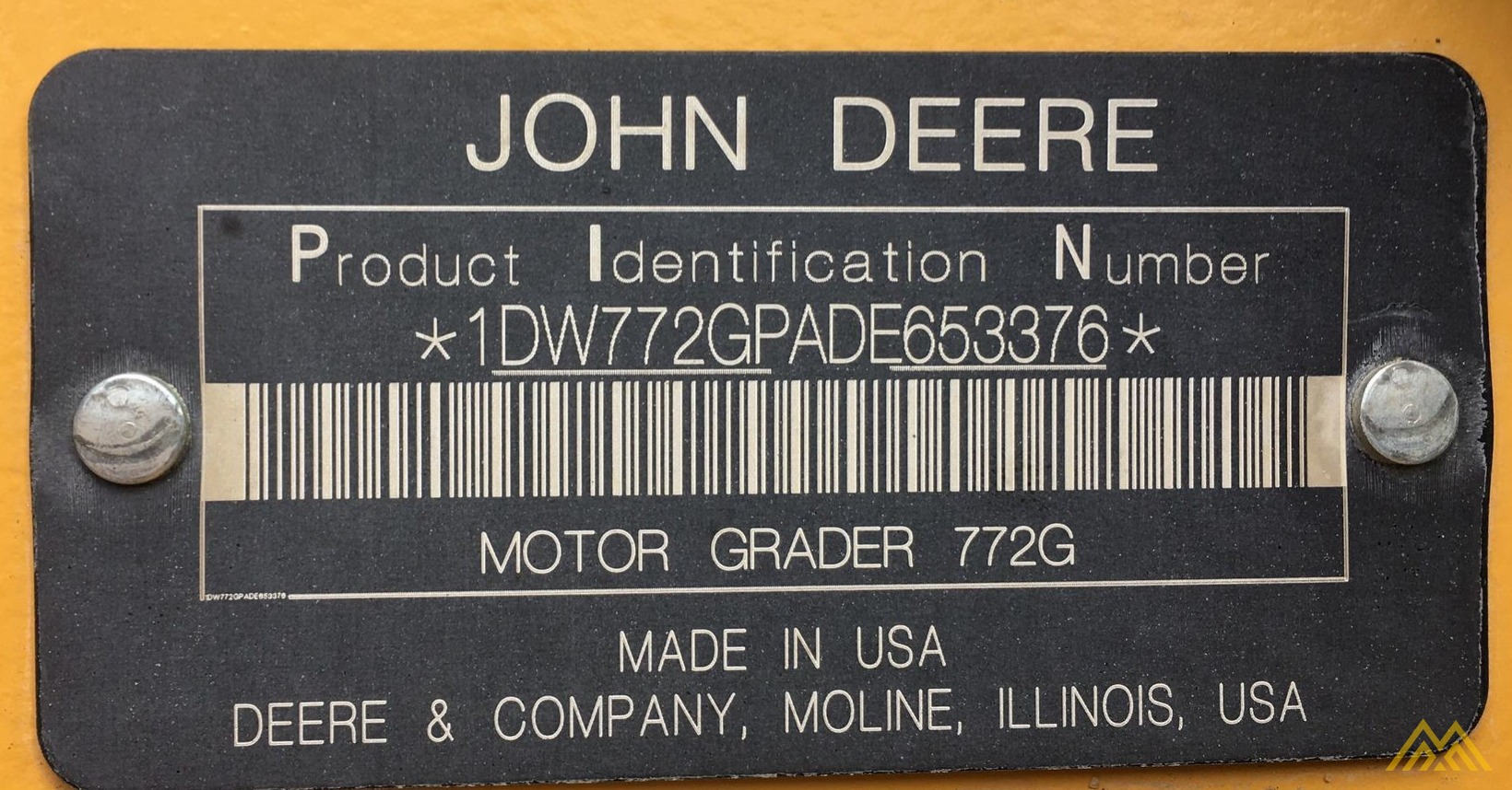 John Deere 772GP Motor Grader 1