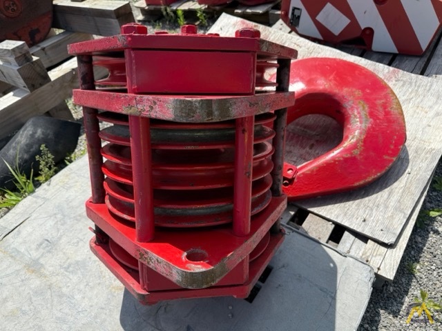 Johnson Heavy Duty 90 Ton Hook Block – 5 Sheave, 3/4