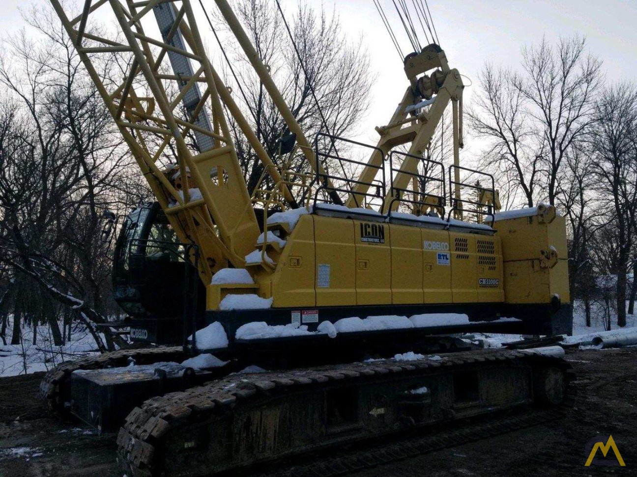 Kobelco CK1100G-2 110-Ton Lattice Boom Crawler Crane 0