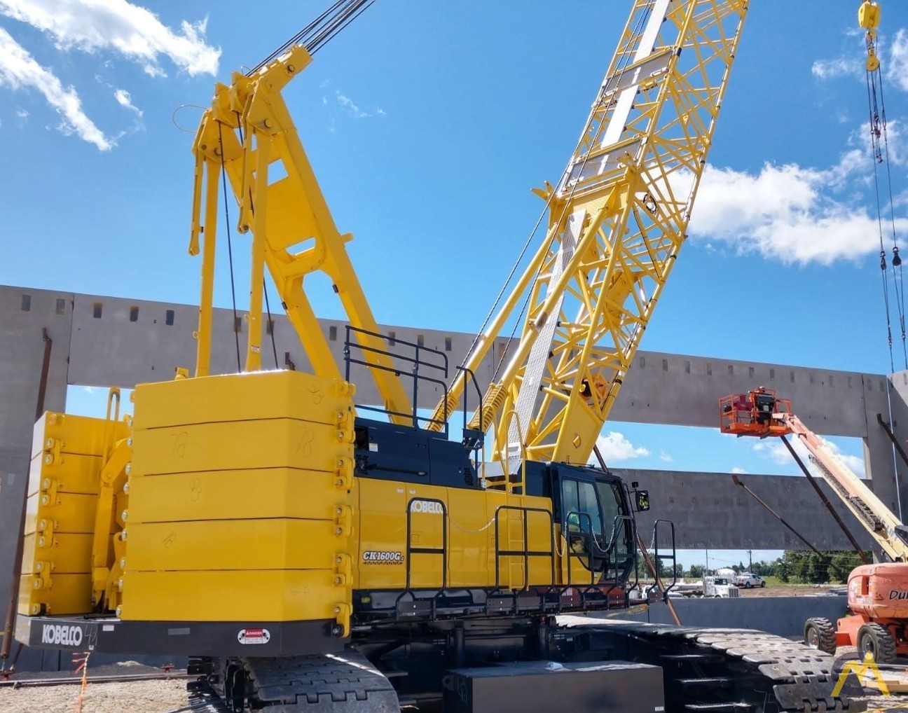 Kobelco CK1600G-2 160-Ton Lattice Boom Crawler Crane 6