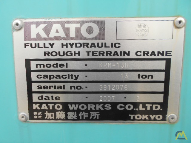 Kobelco KRM-13M-II 13-ton Rough Terrain Crane 26