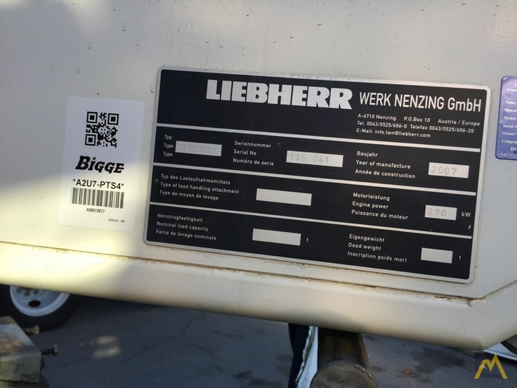 Liebherr LR 1200 SX 275-ton Lattice Boom Crawler Crane 2