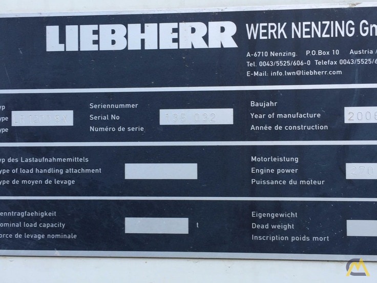 Liebherr LR 1200 SX 275-ton Lattice Boom Crawler Crane 2