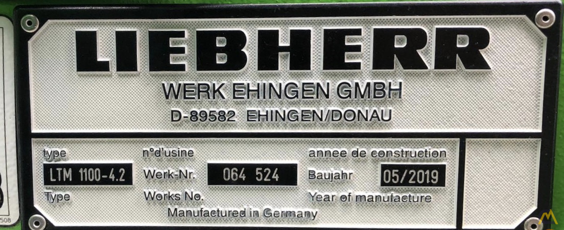 Liebherr LTM 1100-4.2 120-Ton All Terrain Cranes 19