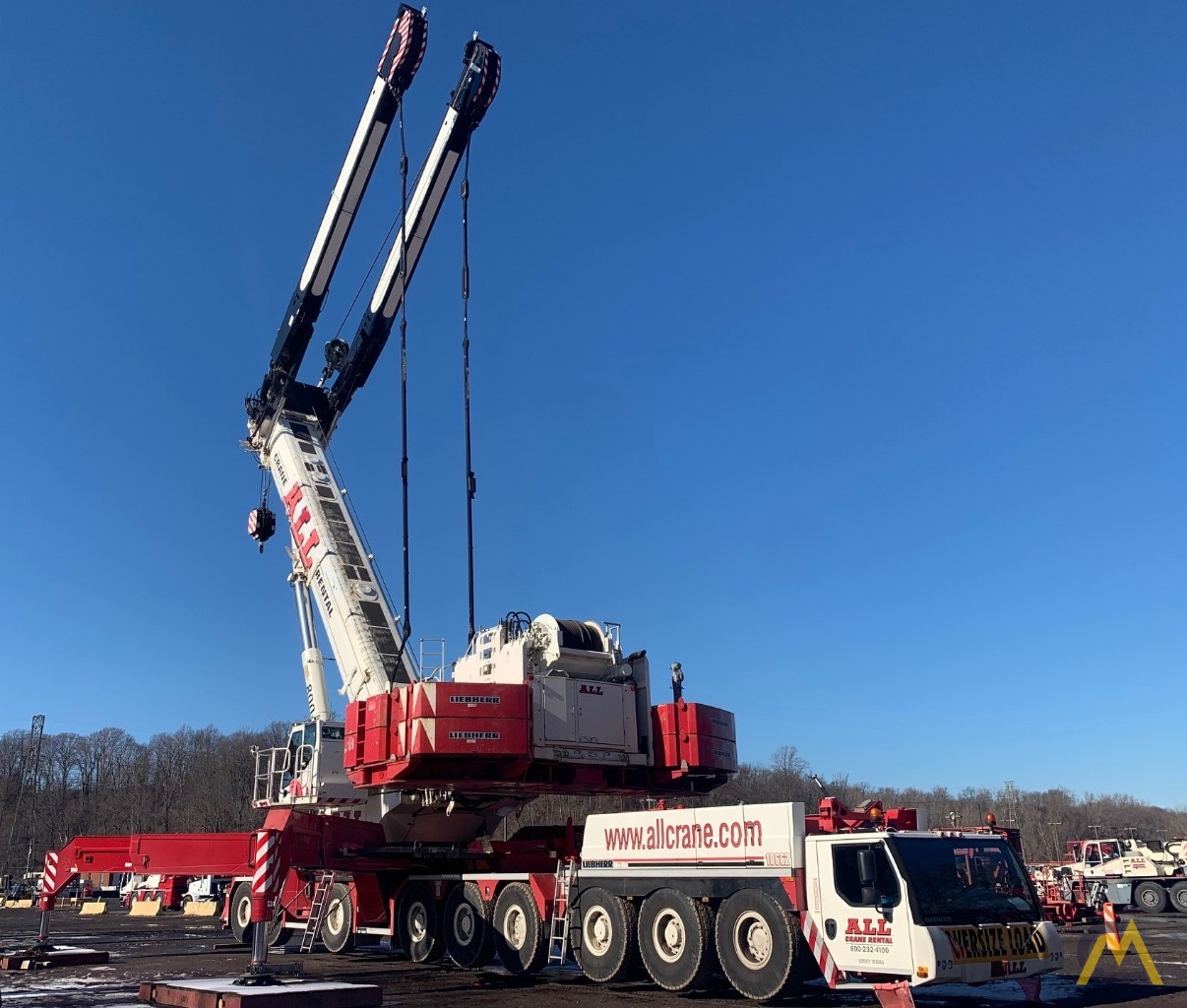 Liebherr LTM 1750-9.1 900-Ton All Terrain Crane For Sale Hoists