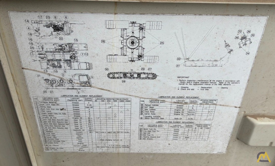 Link-Belt 138 HSL Lattice Boom Crawler Crane 16