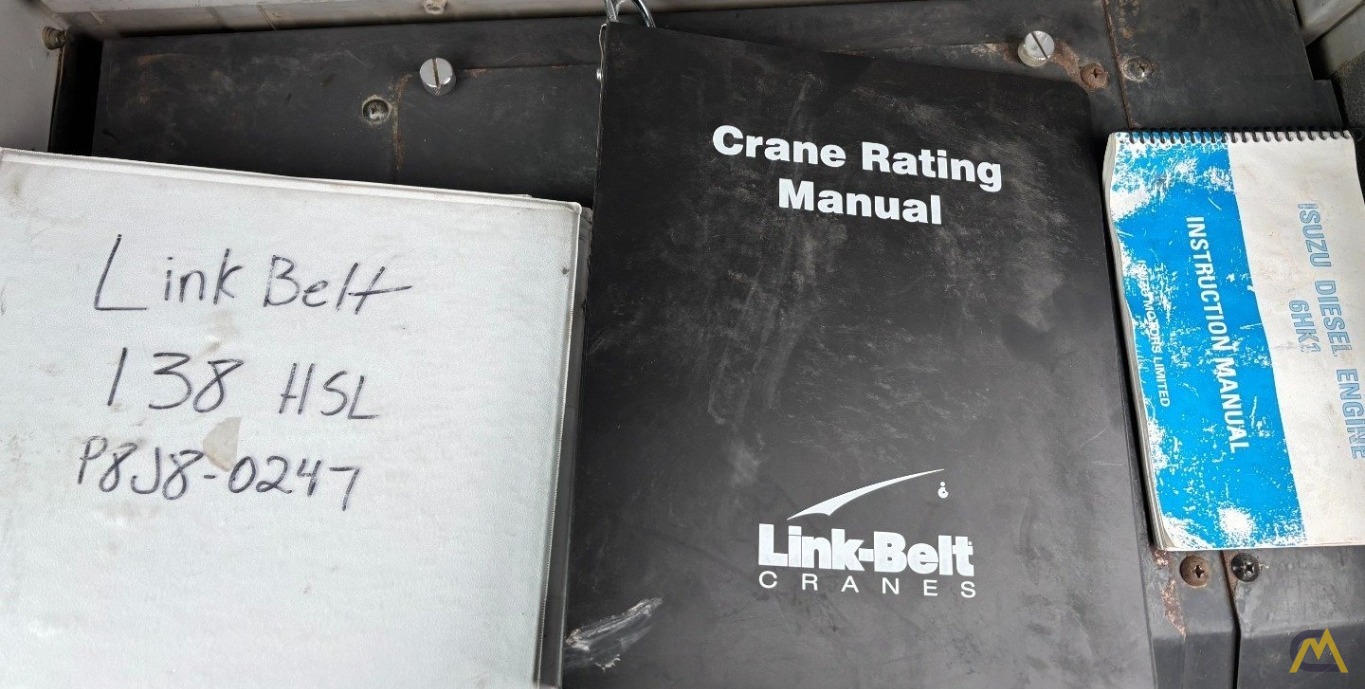 Link-Belt 138 HSL Lattice Boom Crawler Crane 22