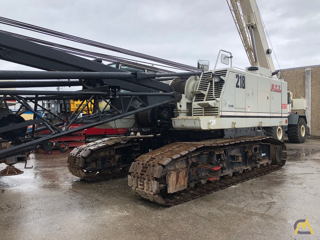 Link-Belt 218 HSL 110-Ton Crawler Crane For Sale Hoists