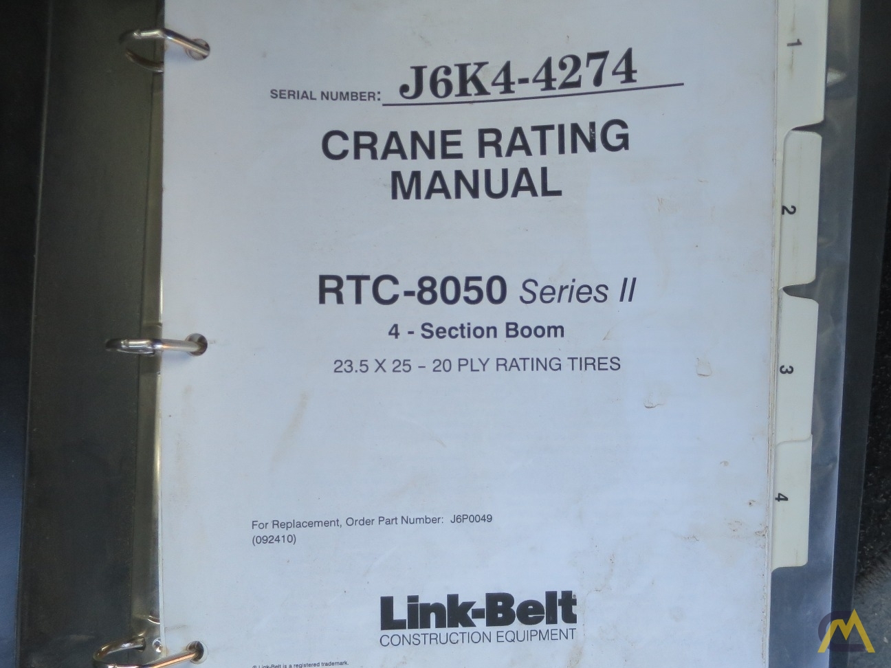Link-Belt RTC-8050 Series II 50-ton Rough Terrain Crane 67