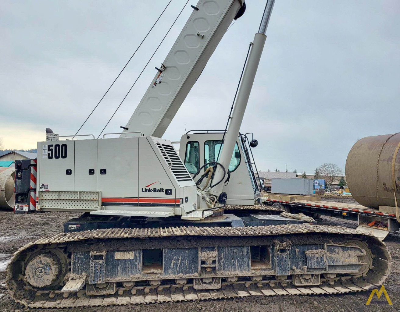Link-Belt TCC-500 50-ton Telescopic Boom Crawler Crane 0