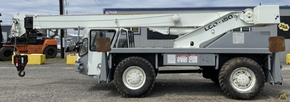 Lorain LCD 150 15-ton Down Cab Rough Terrain Crane 11