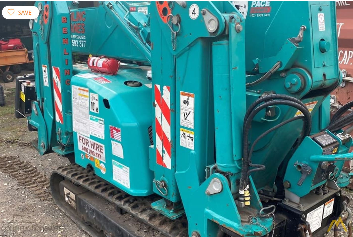 Maeda MC285C-2 2820 kg Mini Crawler Crane 0