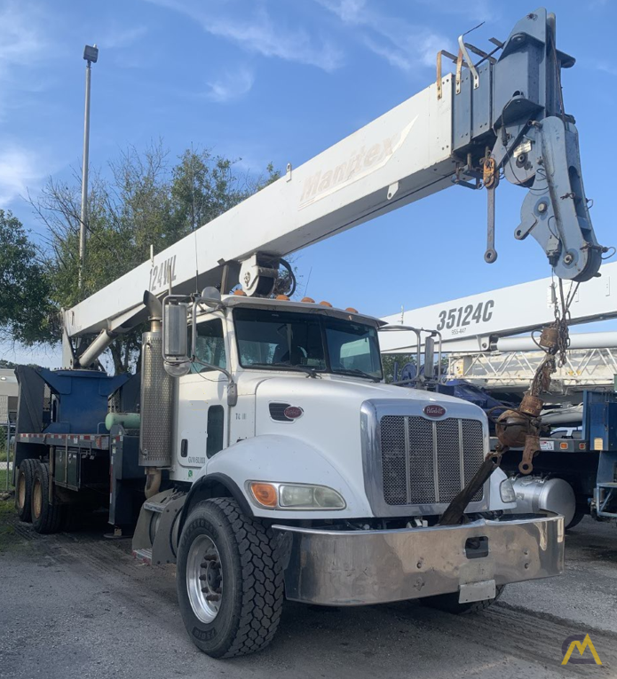 Manitex 124WL Boom Truck Crane on Peterbilt 335 0