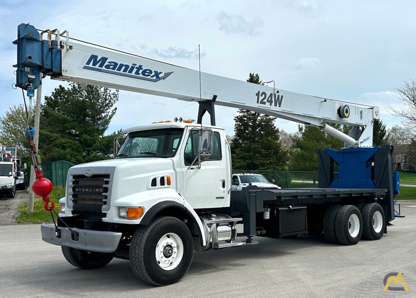 Manitext 124WL Wireline Standup Boom Truck Crane on Sterling LT2500 0