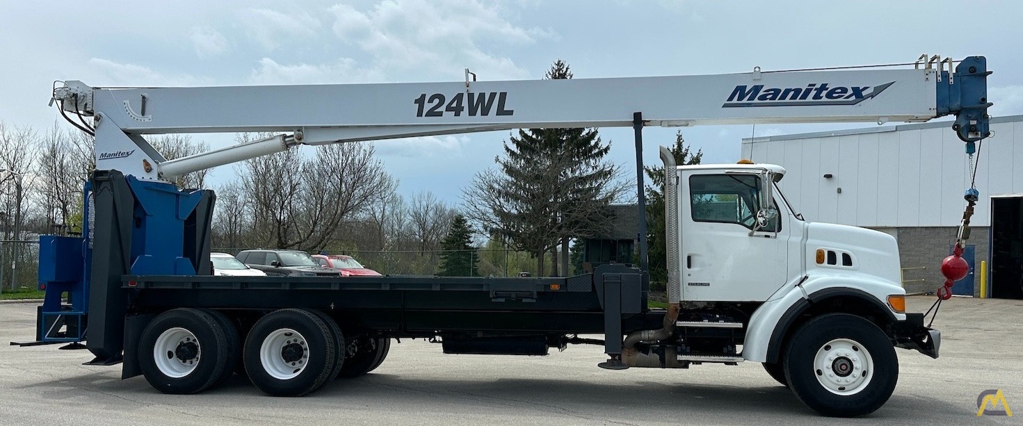 Manitext 124WL Wireline Standup Boom Truck Crane on Sterling LT2500 5