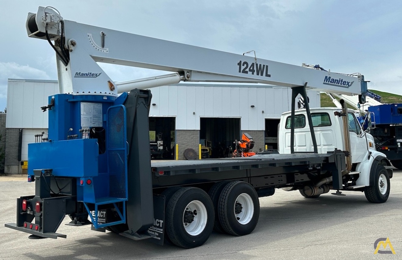 Manitext 124WL Wireline Standup Boom Truck Crane on Sterling LT2500 2