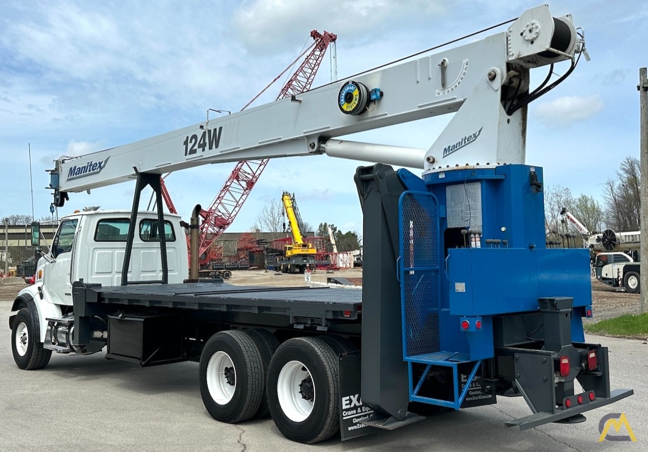 Manitext 124WL Wireline Standup Boom Truck Crane on Sterling LT2500 3