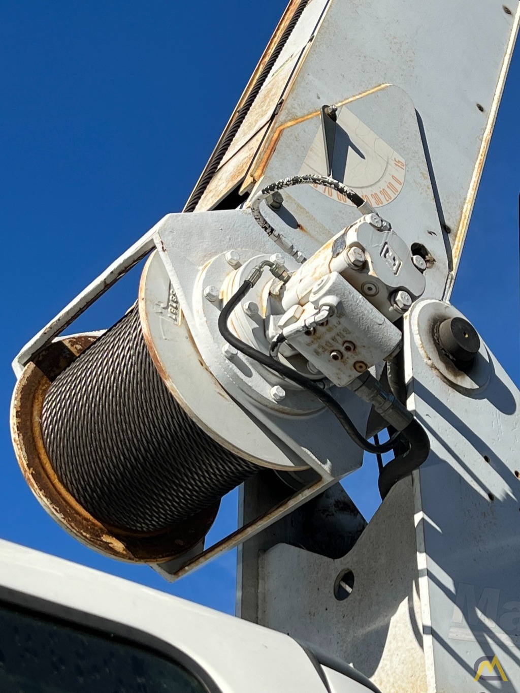 Manitex 1770C 17-Ton Boom Truck Crane on Ford F750XL. 14