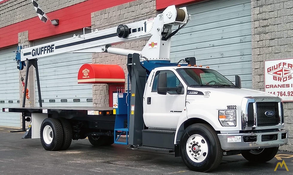 Manitex 1970C 19-Ton Boom Truck Crane on Ford F750XL 5