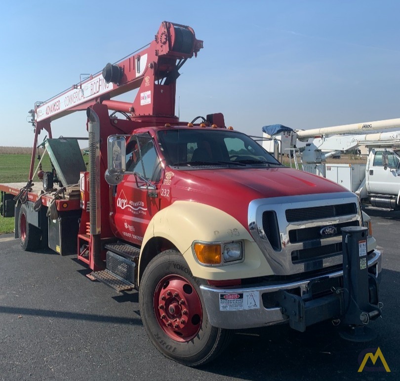 Manitex 1970C 19-ton Boom Truck Crane on Ford F750 0