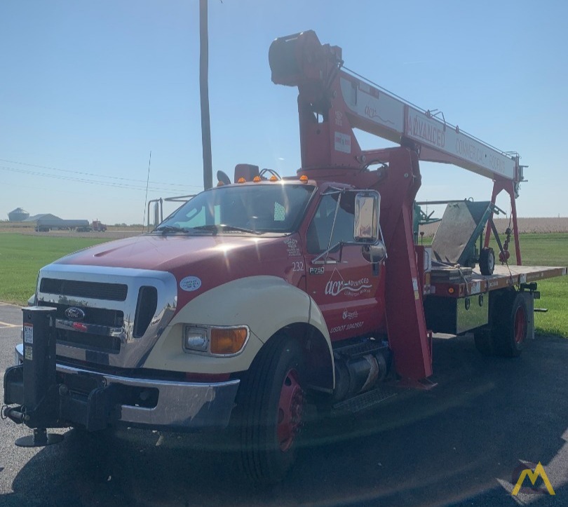 Manitex 1970C 19-ton Boom Truck Crane on Ford F750 1