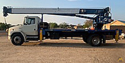 Manitex 22101S 22-ton Boom Truck Crane on Freightliner FL70 0
