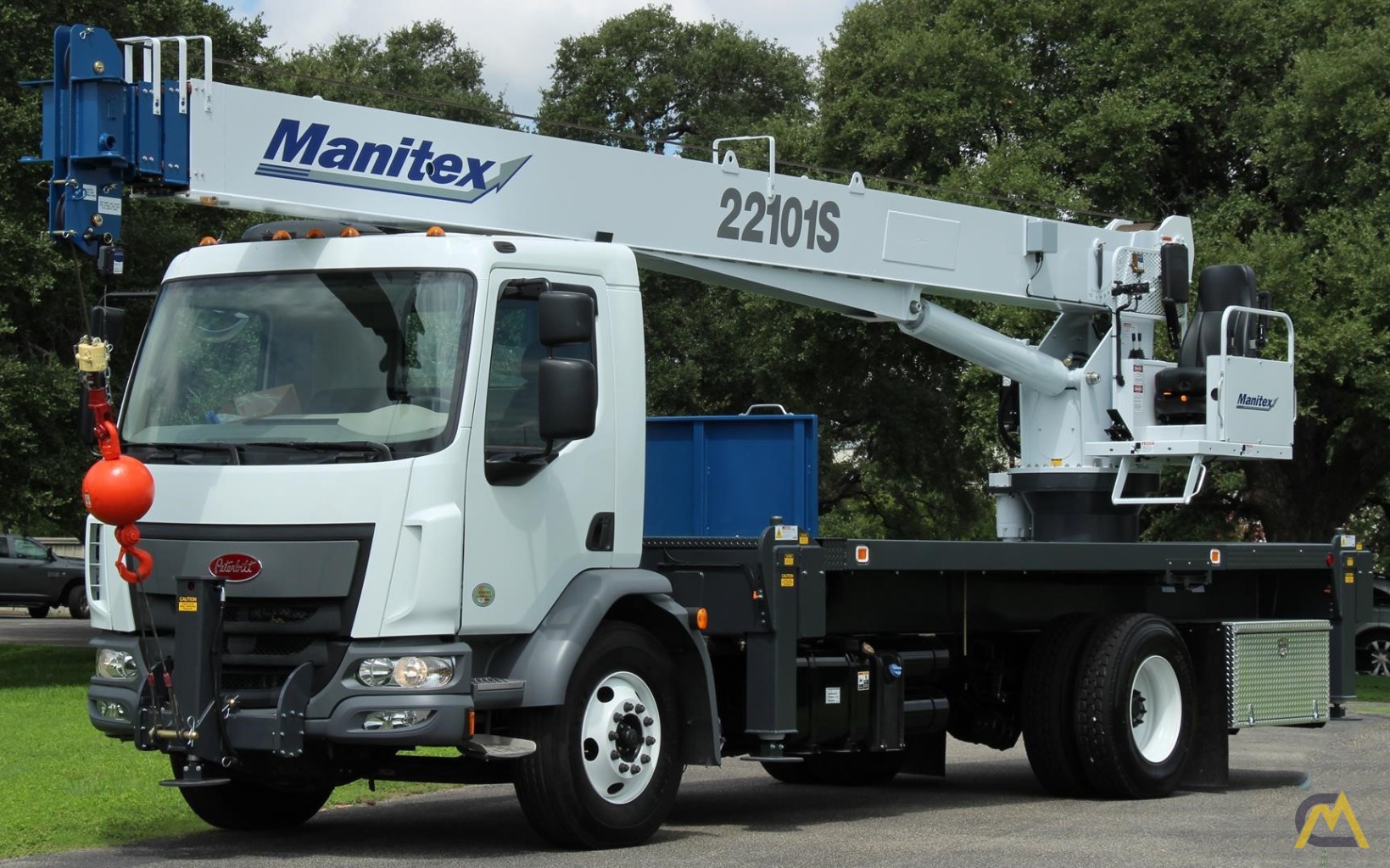 Manitex 22101S 22-ton Boom Truck Crane on Peterbilt 220 1