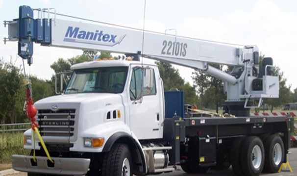 mani Manitex 22101S Tandem 22-Ton Un-Mounted Boom Truck Crane For