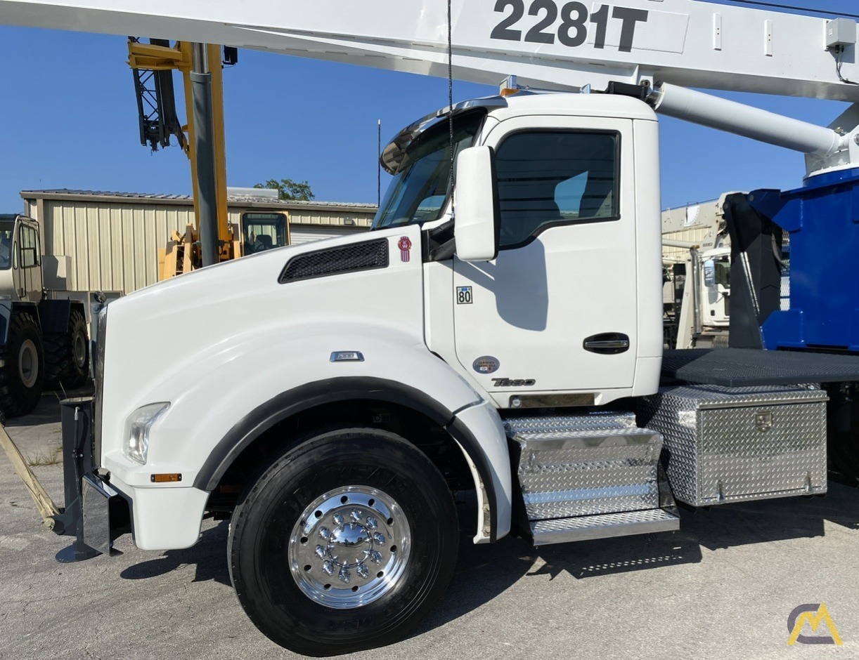Manitex 2281T Tractor Mount Boom Truck on Kenworth T880 4