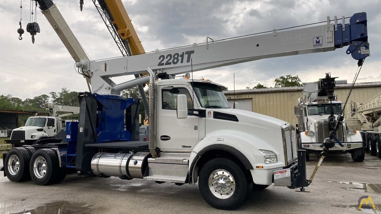 Manitex 2281T Tractor Mount Boom Truck on Kenworth T880 0