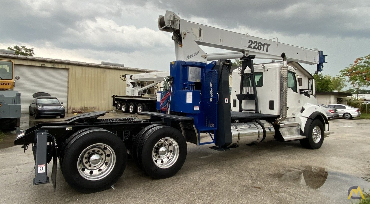 Manitex 2281T Tractor Mount Boom Truck on Kenworth T880 1