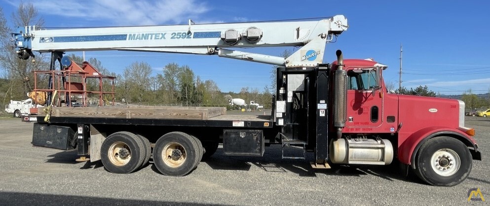 Manitex 2592 25-ton Boom Truck Crane on Peterbilt 357 2