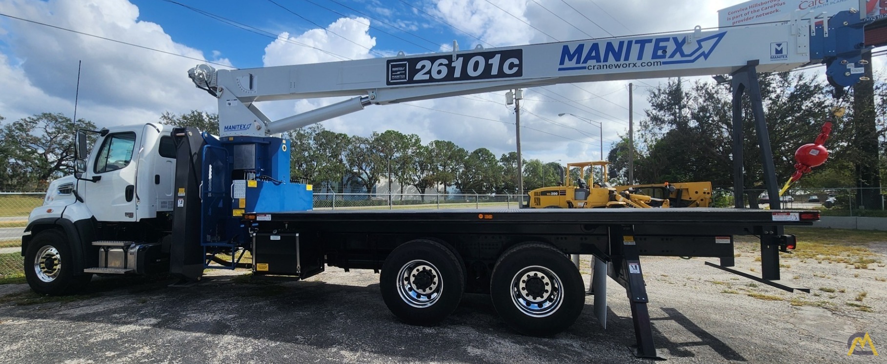 Manitex 26101C Boom Truck Crane on Freightliner 108SD 0