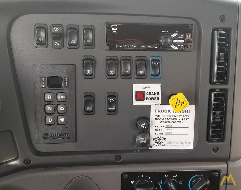 Manitex 2892C 28-Ton Boom Truck Crane on Freightliner 108SD 12