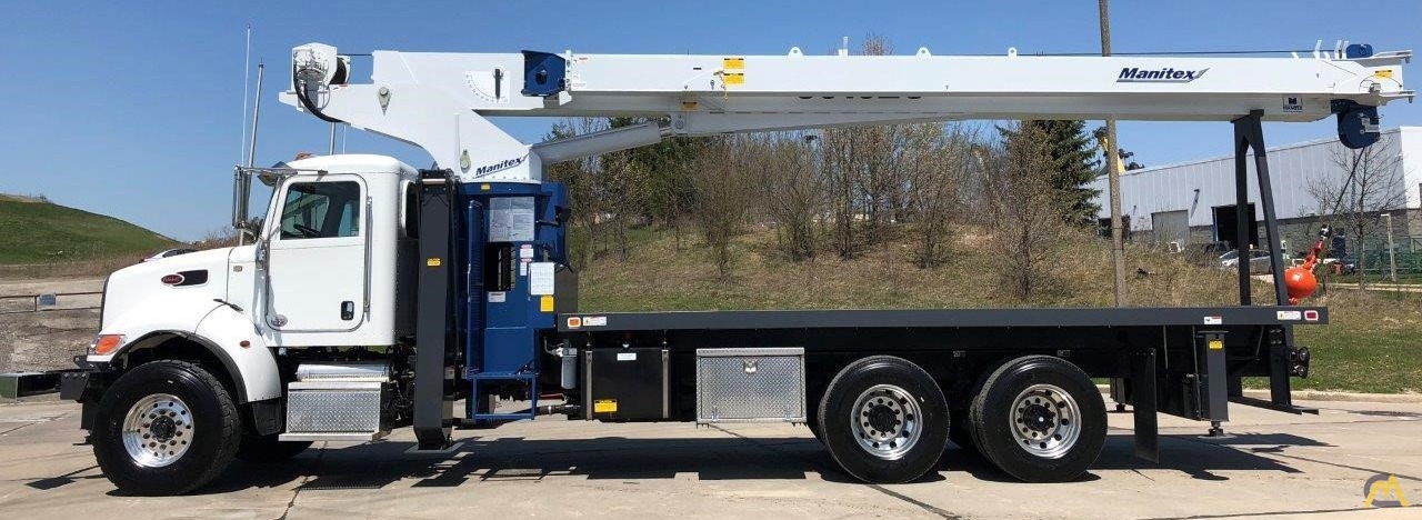 Manitex 30102C 30-Ton Boom Truck Crane on Peterbilt 567 0