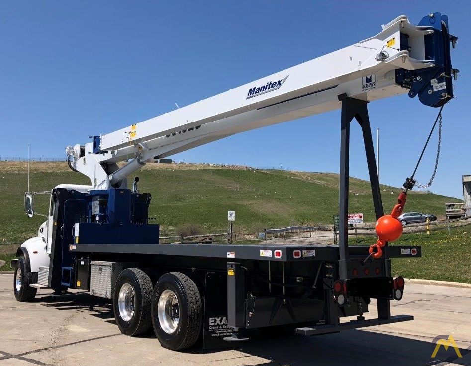 Manitex 30102C 30-Ton Boom Truck Crane on Peterbilt 567 2