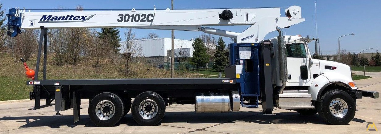 Manitex 30102C 30-Ton Boom Truck Crane on Peterbilt 567 5