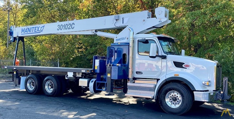 Manitex 30102C Boom Truck Crane on Peterbilt 567 1