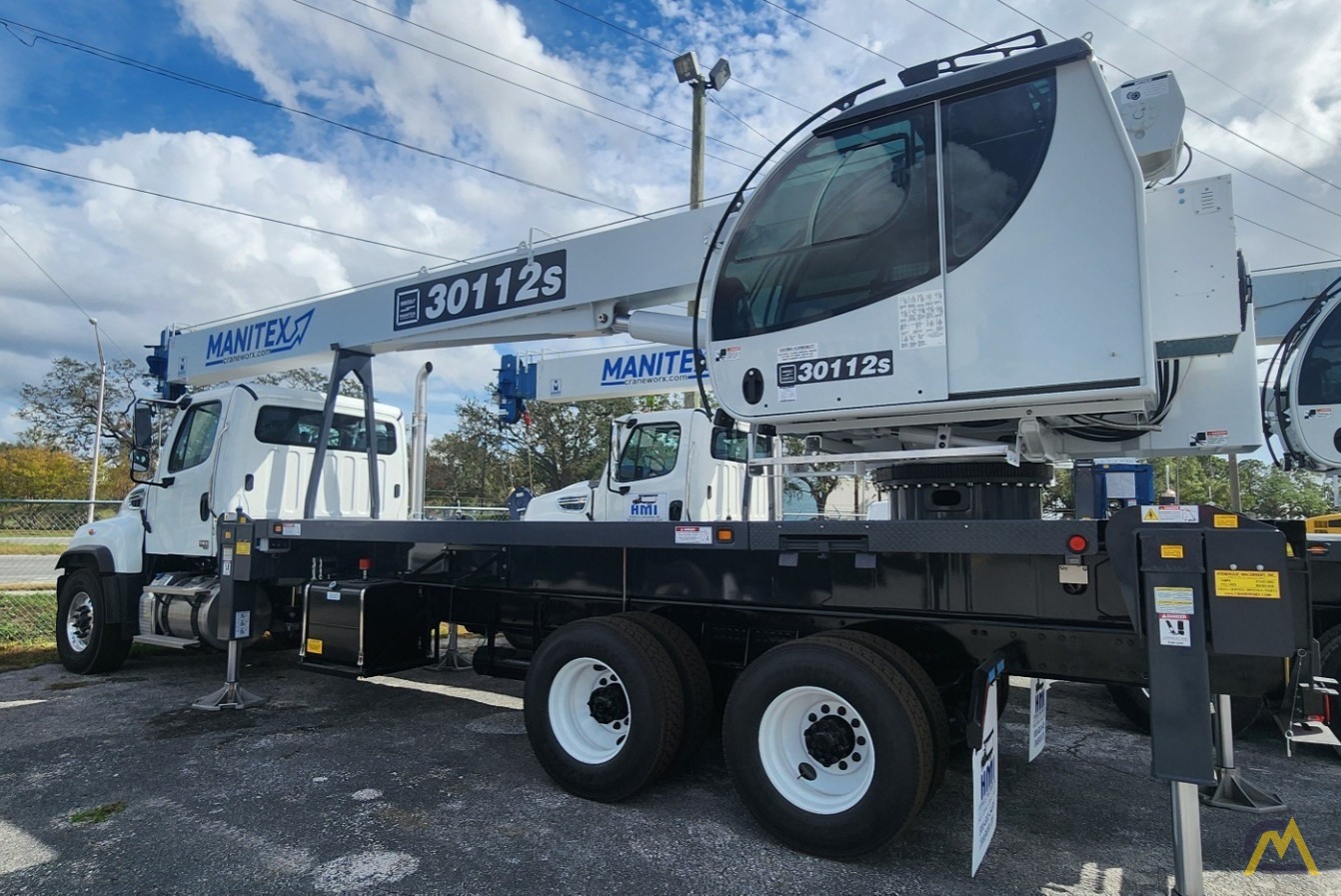 Manitex 30112S Boom Truck Crane on a Freightliner 114SD 0