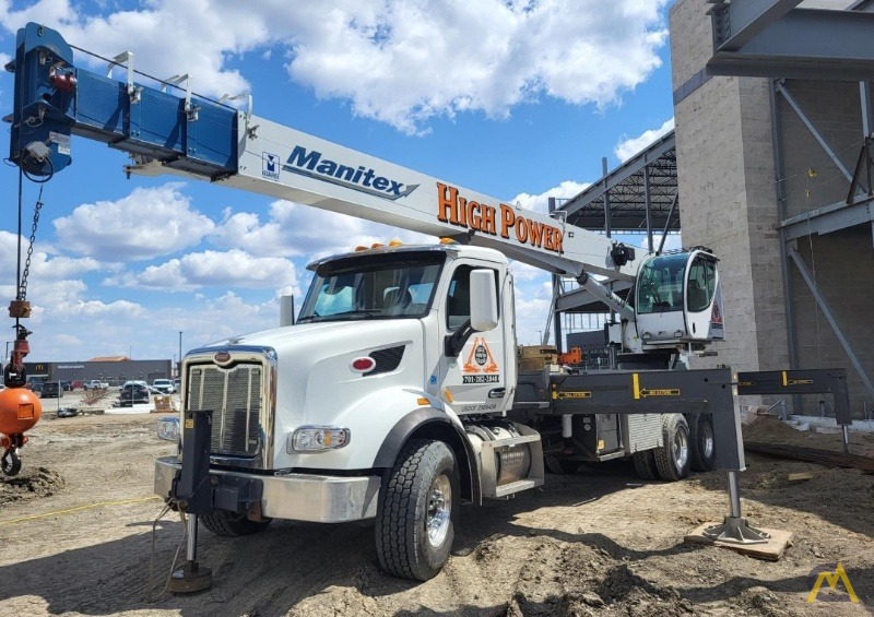 Manitex 30112S Boom Truck Crane on Peterbilt 1
