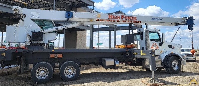 Manitex 30112S Boom Truck Crane on Peterbilt 4