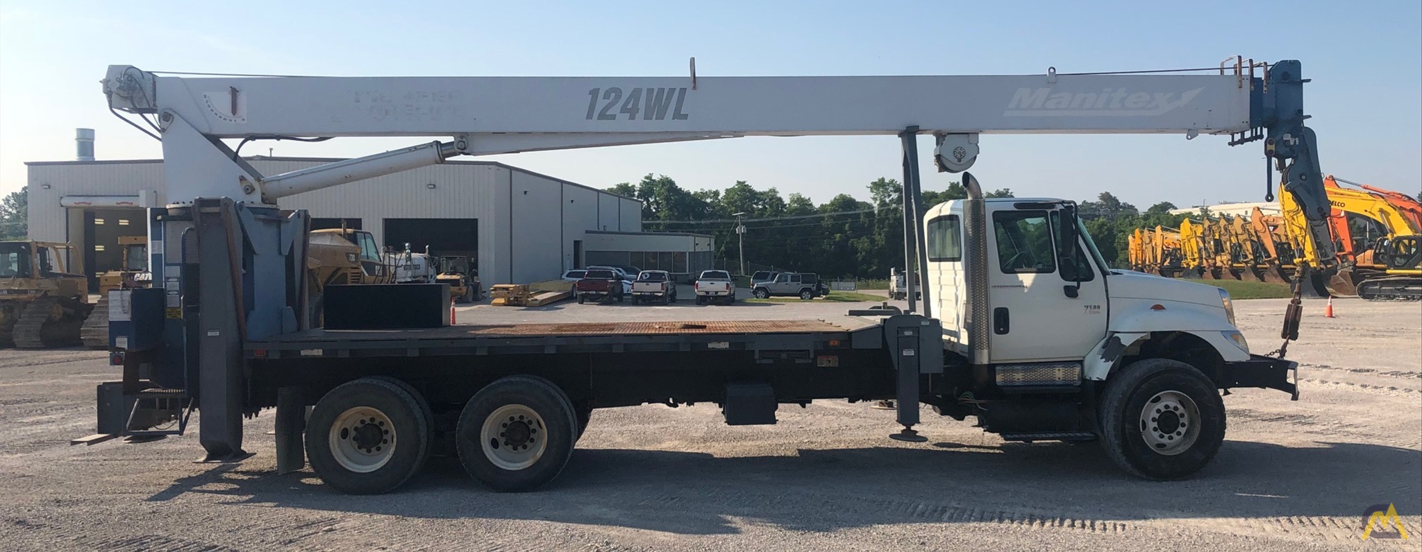 Manitex 124WL 25-ton Boom Truck Crane on International 7500 4