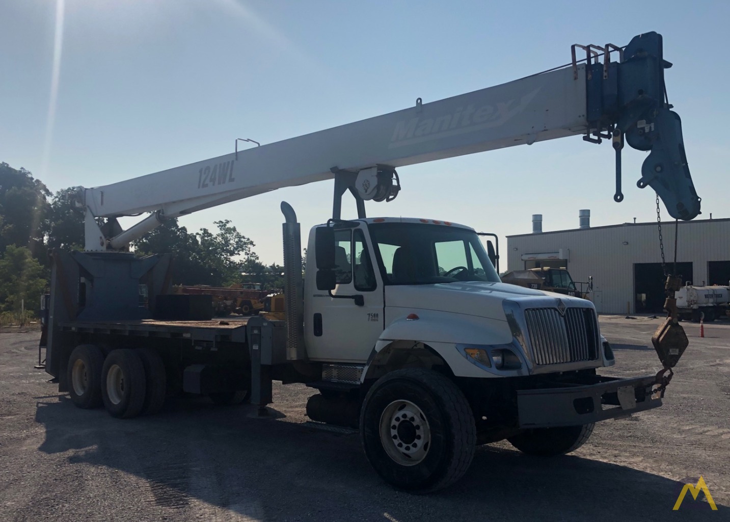 Manitex 124WL 25-ton Boom Truck Crane on International 7500 5