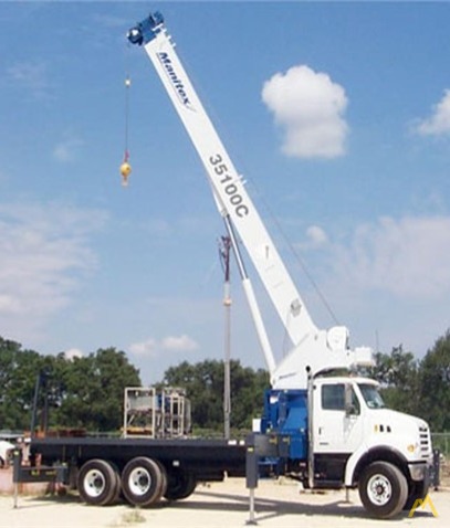 Manitex 35100C 35-Ton Un-Mounted Boom Truck Crane 1