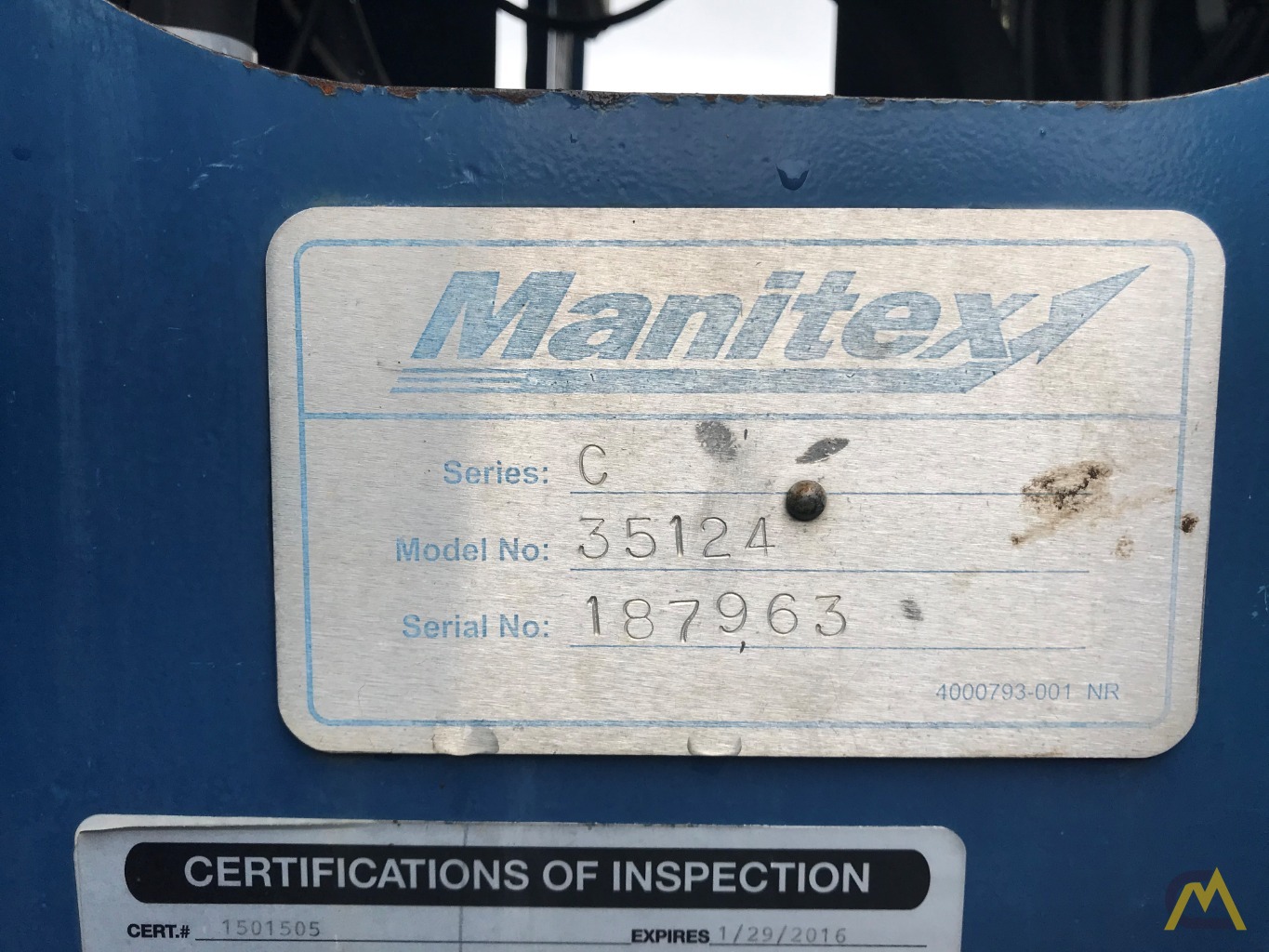 Manitex 35124C 35-Ton Boom Truck Crane 6