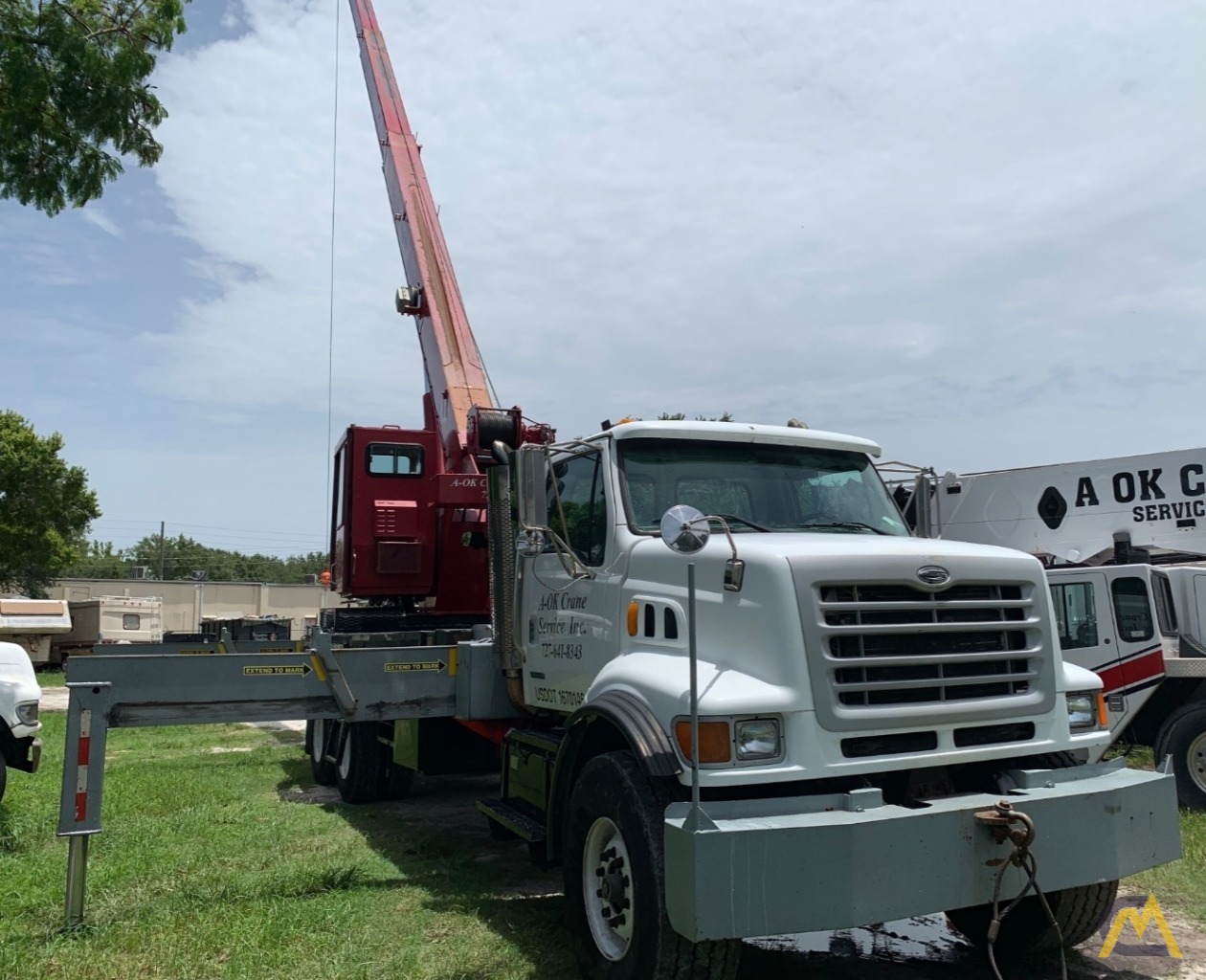 Manitex 38100S 38-ton Boom Truck Crane on Sterling L9500 6