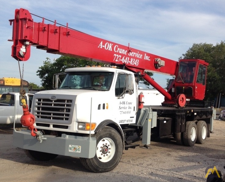 Manitex 38100S 38-ton Boom Truck Crane on Sterling L9500 2