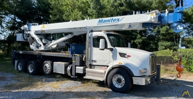 Manitex 40-ton TC40124SHL 40-ton Boom Truck Crane on Peterbilt 567 0