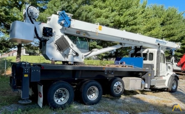 Manitex 40-ton TC40124SHL 40-ton Boom Truck Crane on Peterbilt 567 1