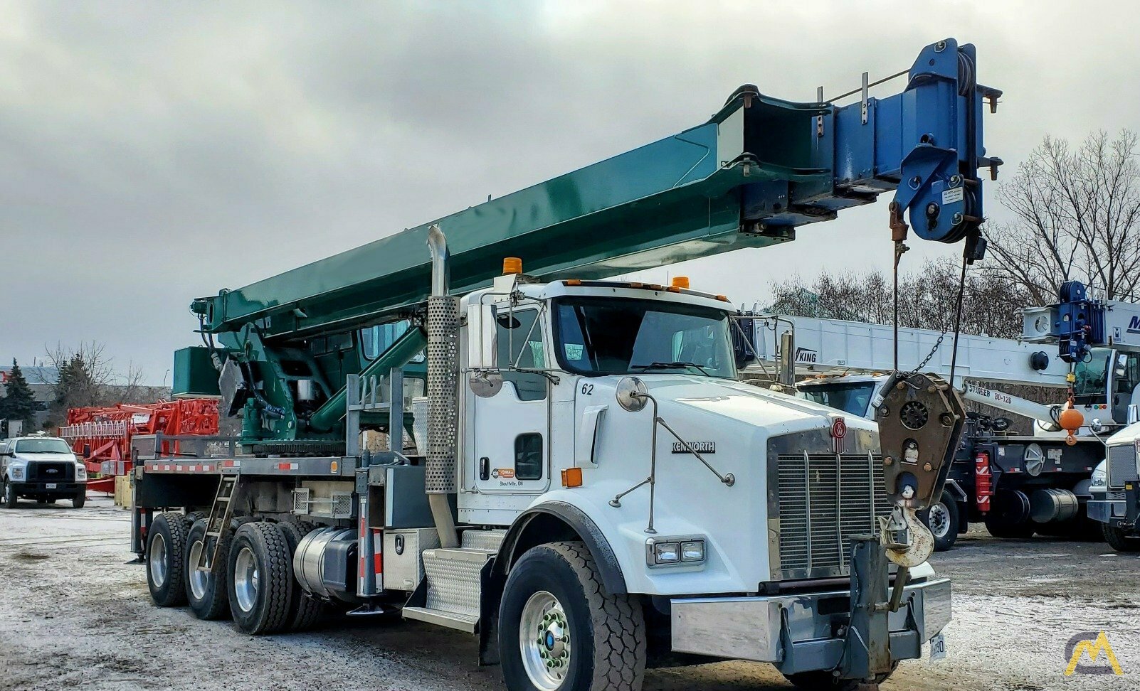 Manitex 40124SHL 40-ton Boom Truck Crane on Kenworth T800 Tri-Drive 2